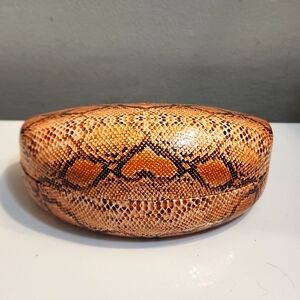 5 For $20 Sale! NWOT Orange Snake Print Sunglasses Case